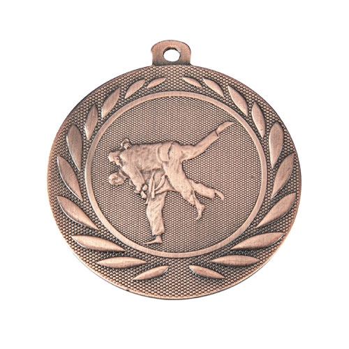 Kampsportsmedajle bronze på 50mm