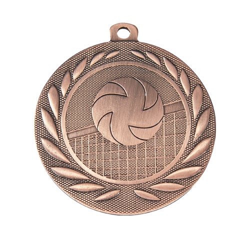 Volleyball medalje i bronze 50mm