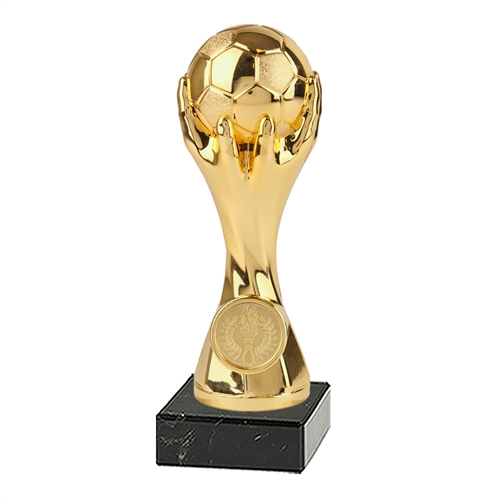 Fotbollstatyett guld