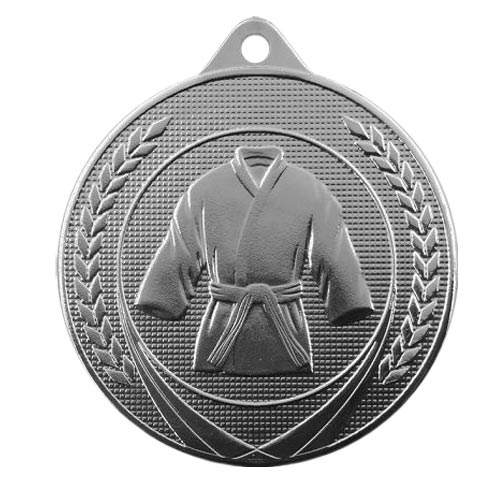 Kampsportsmedalj 50mm Silver