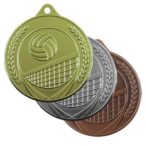 Volleyboll medalj 50mm alla