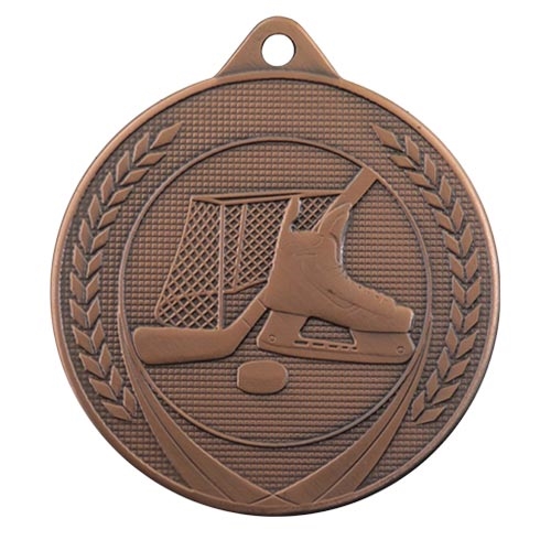 Ishockey medalj 50mm brons
