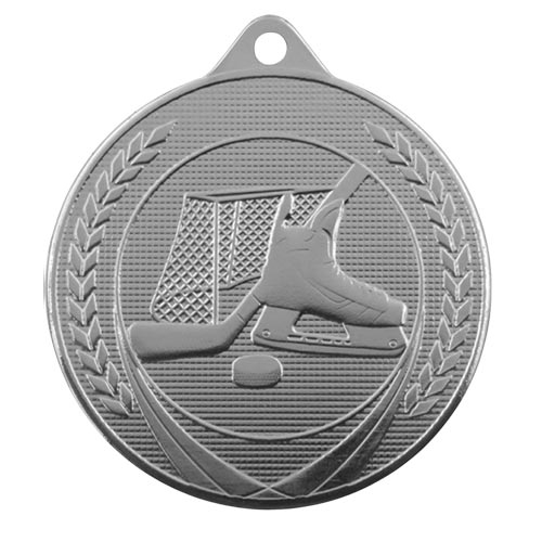 Ishockey medalj 50mm silver