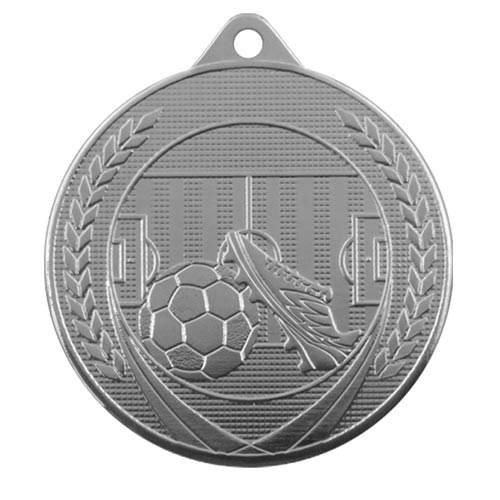 Fotbollsmedalj England 50mm silver