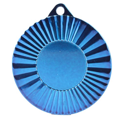 Medalj blå  50mm