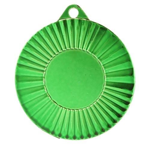 Medalj Grön  50mm