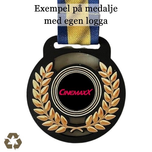 100% återvunnen plast egen logga