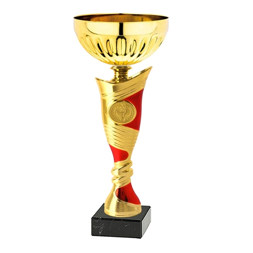 Pokal Metz guld/röd