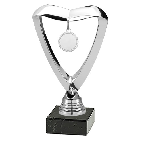 Statyett med silvermedalj