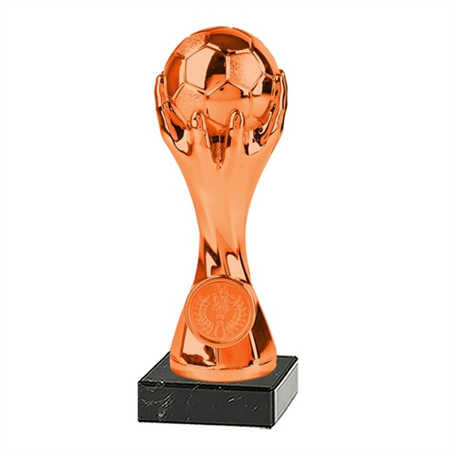Fotbollstatyett brons 170mm