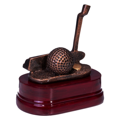 Putter golf statyett 