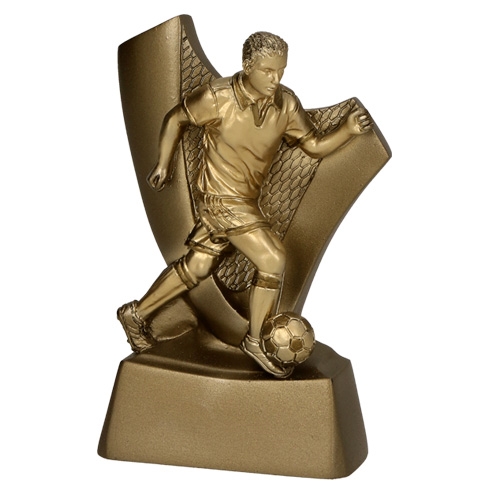 Fodbold antik statuette dreng
