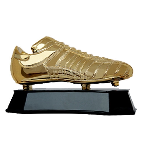 Fodbold statuette guld støvle